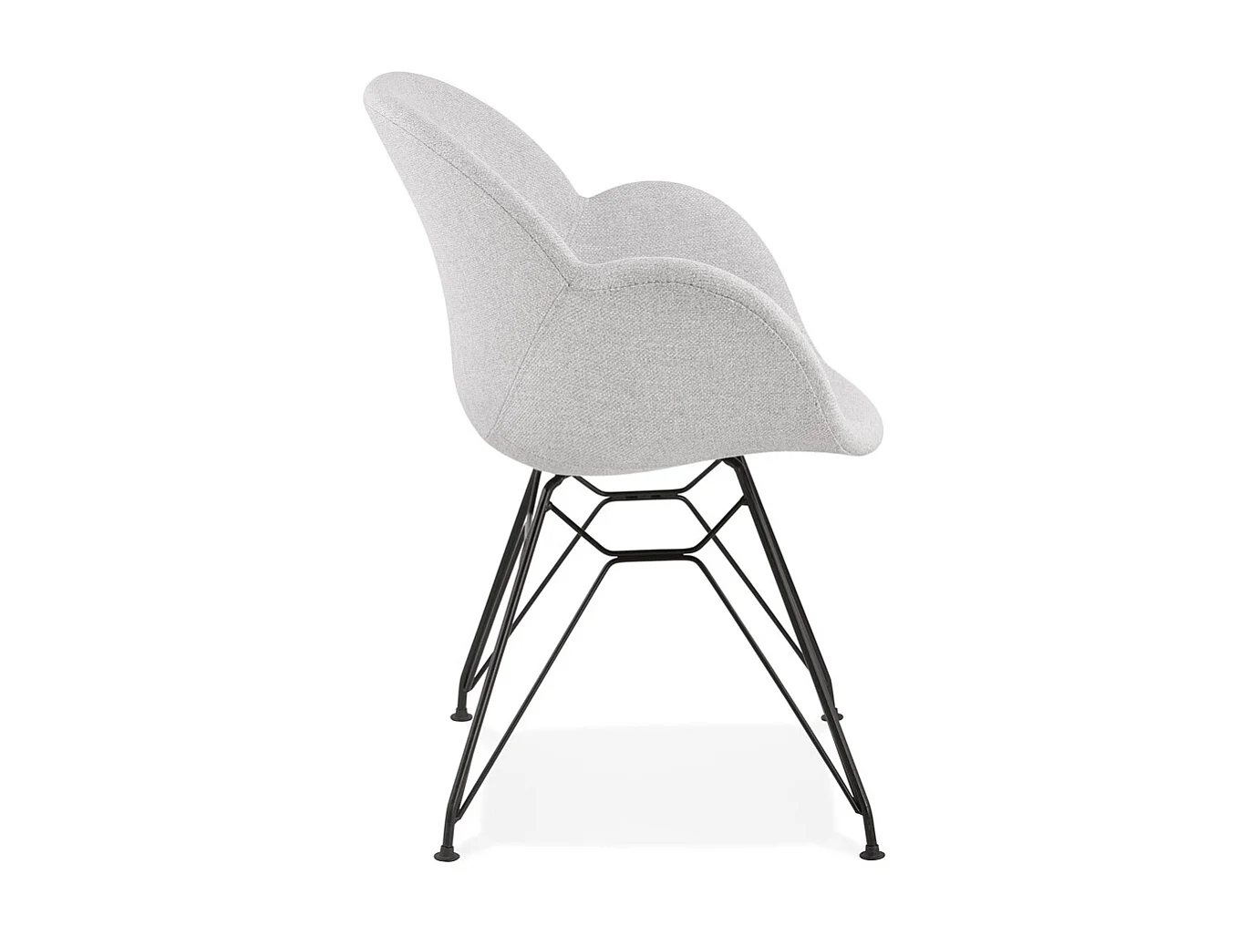 Designerstuhl - PLANET - grijs - 57,5x59x85 cm