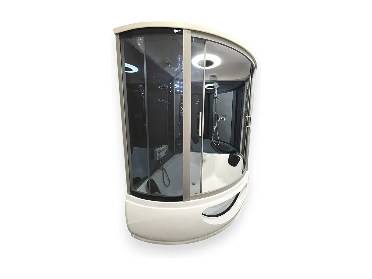 Bañera-ducha de hidromasaje esquina 150 x 150 cm – Aphrodite