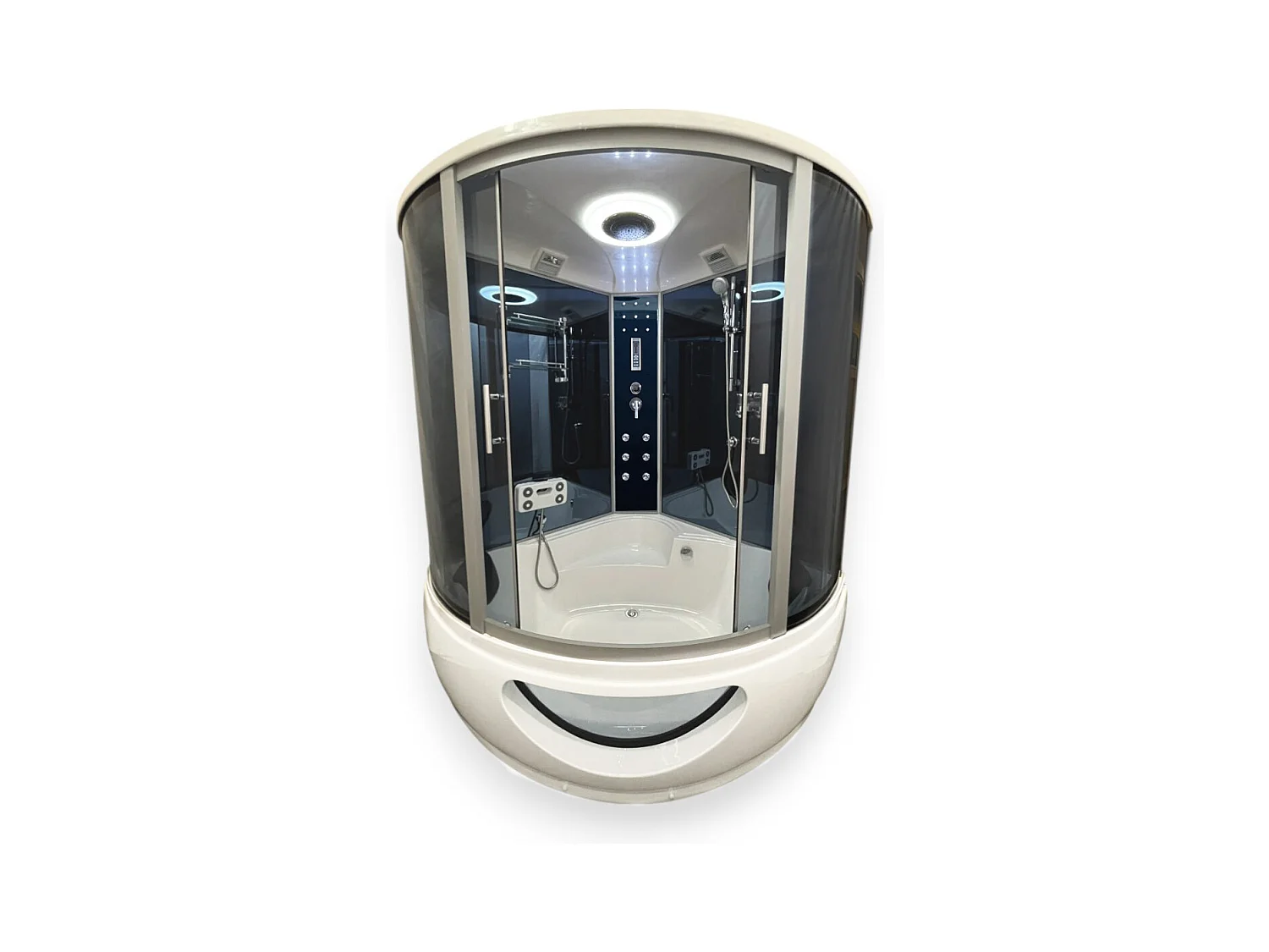 Eck Hydromassage Wanne-Dusche 150 x 150 cm – Aphrodite