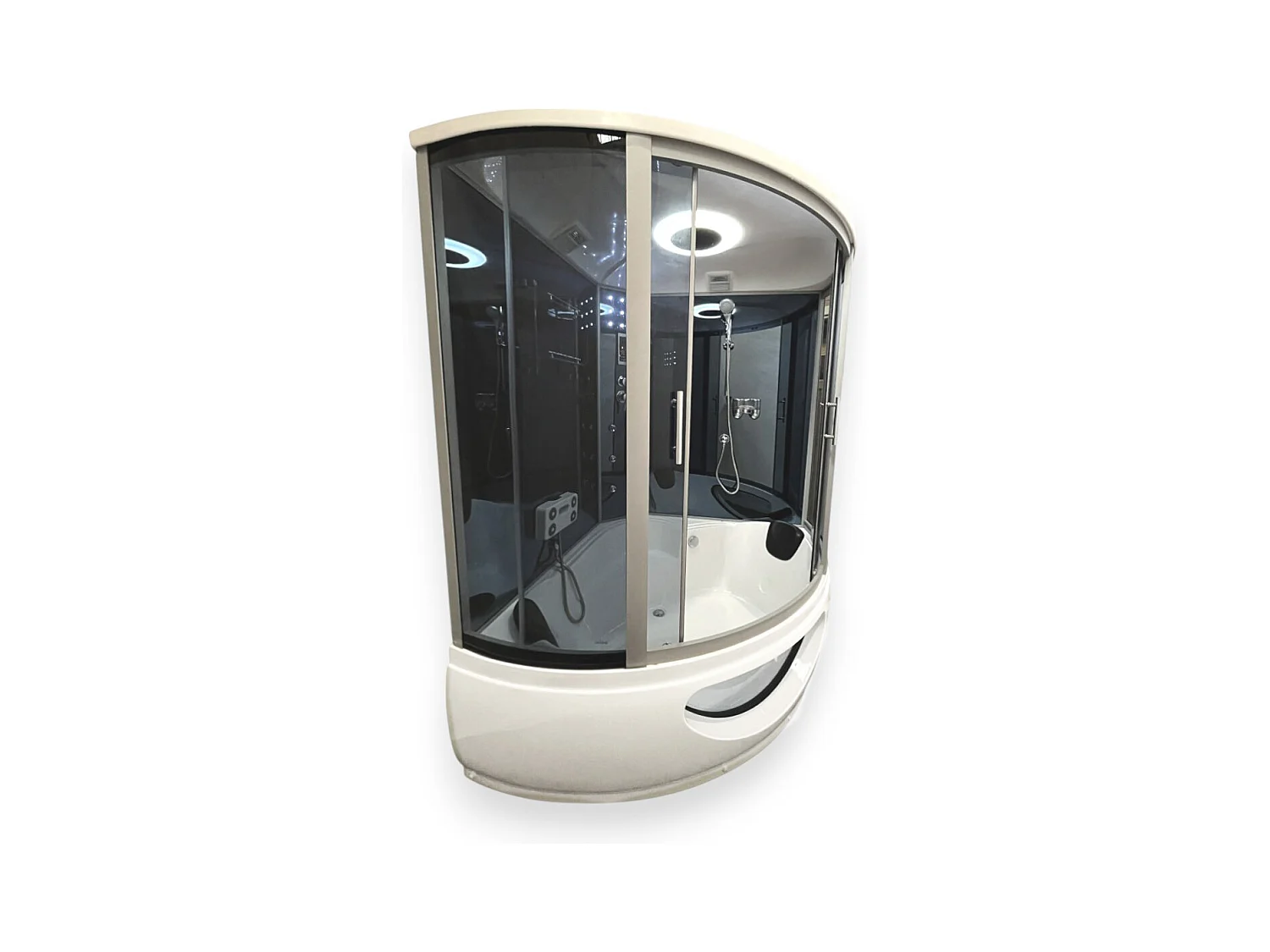 Eck Hydromassage Wanne-Dusche 150 x 150 cm – Aphrodite