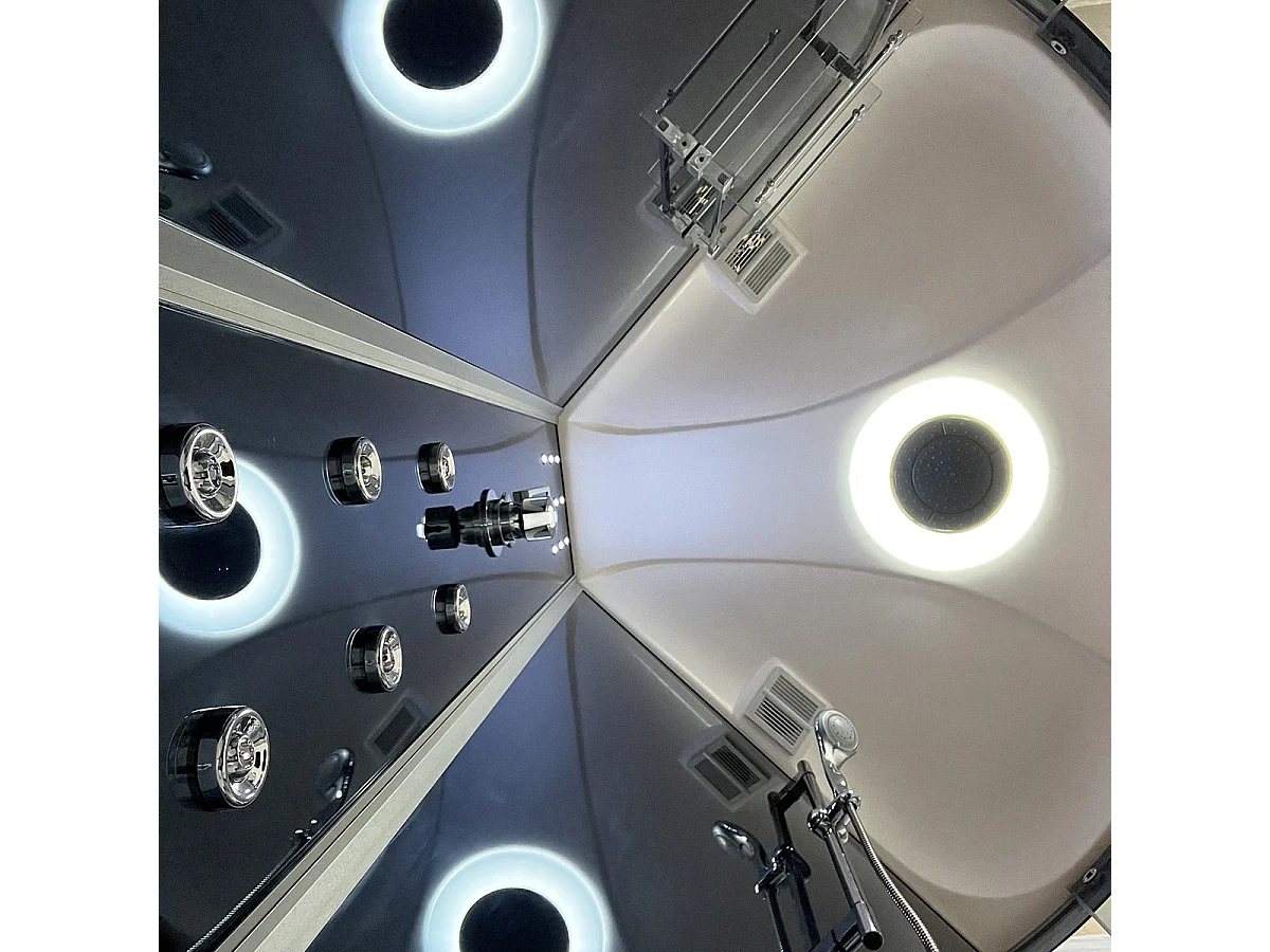 Eck Hydromassage Wanne-Dusche 150 x 150 cm – Aphrodite