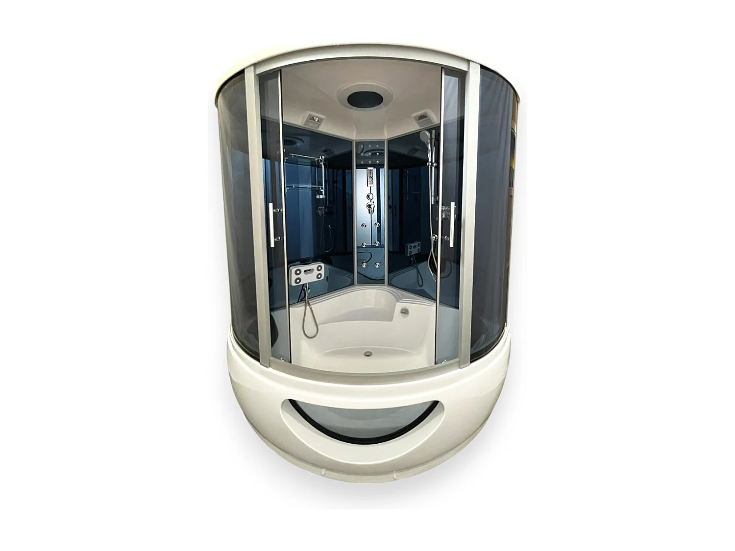 Eck Hydromassage Wanne-Dusche 150 x 150 cm – Aphrodite