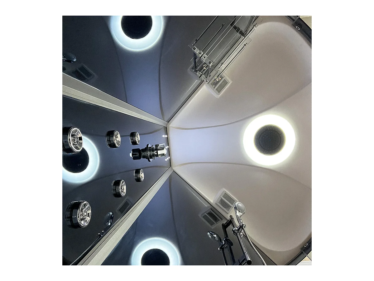 Eck Hydromassage Wanne-Dusche 150 x 150 cm – Aphrodite