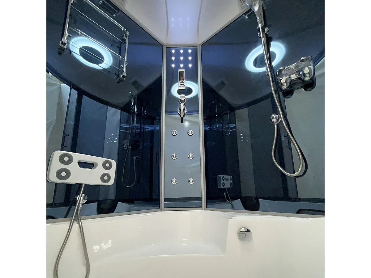 Hoek hydromassage bad-douche 150 x 150 cm – Aphrodite