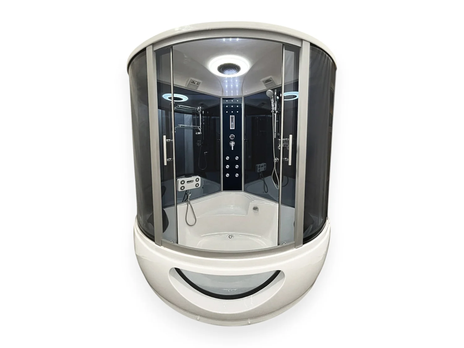 Baignoire-douche hydromassante d’angle 150 × 150 cm – Aphrodite