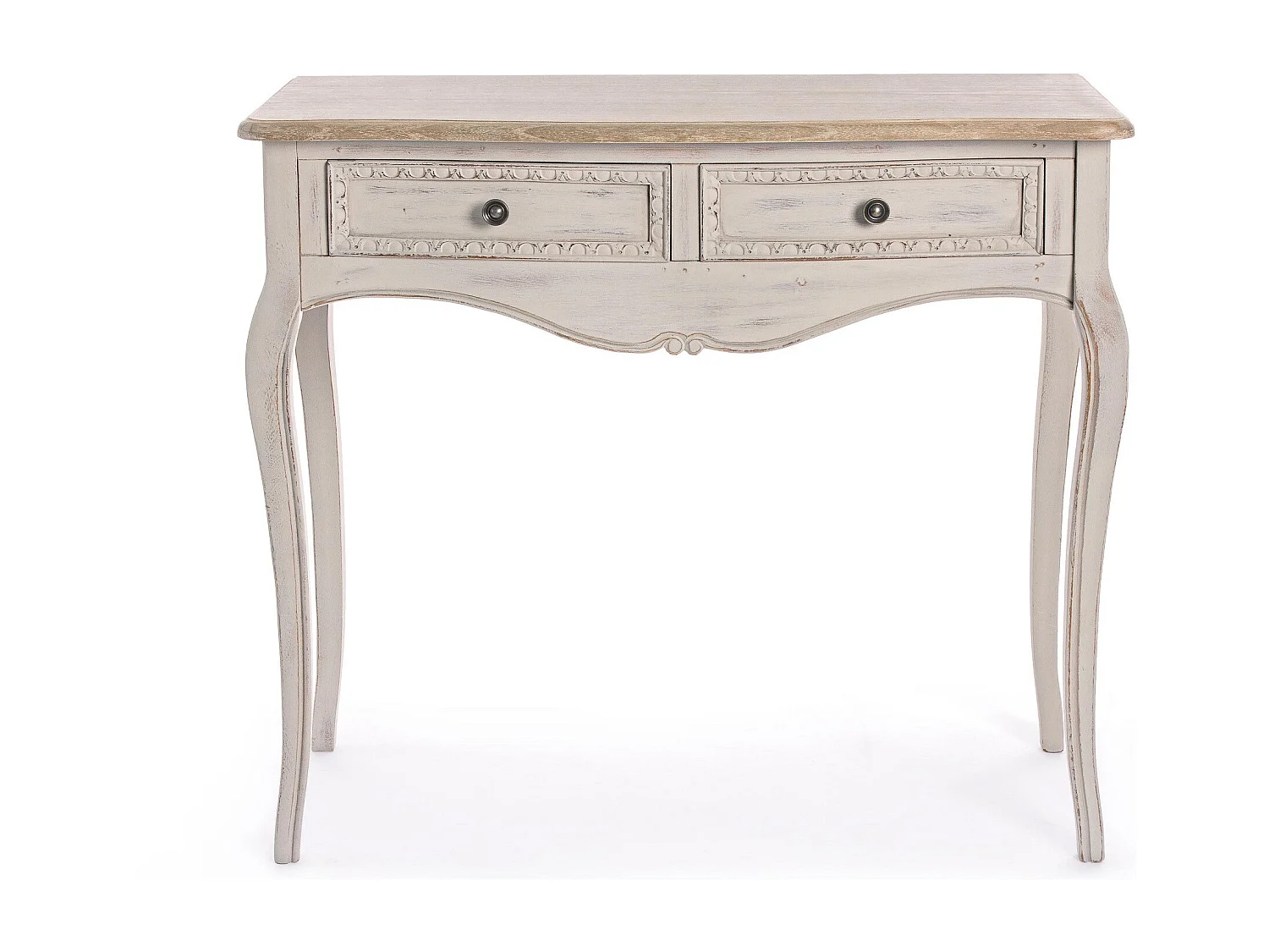 Console 2 tiroirs en bois - GARANCE