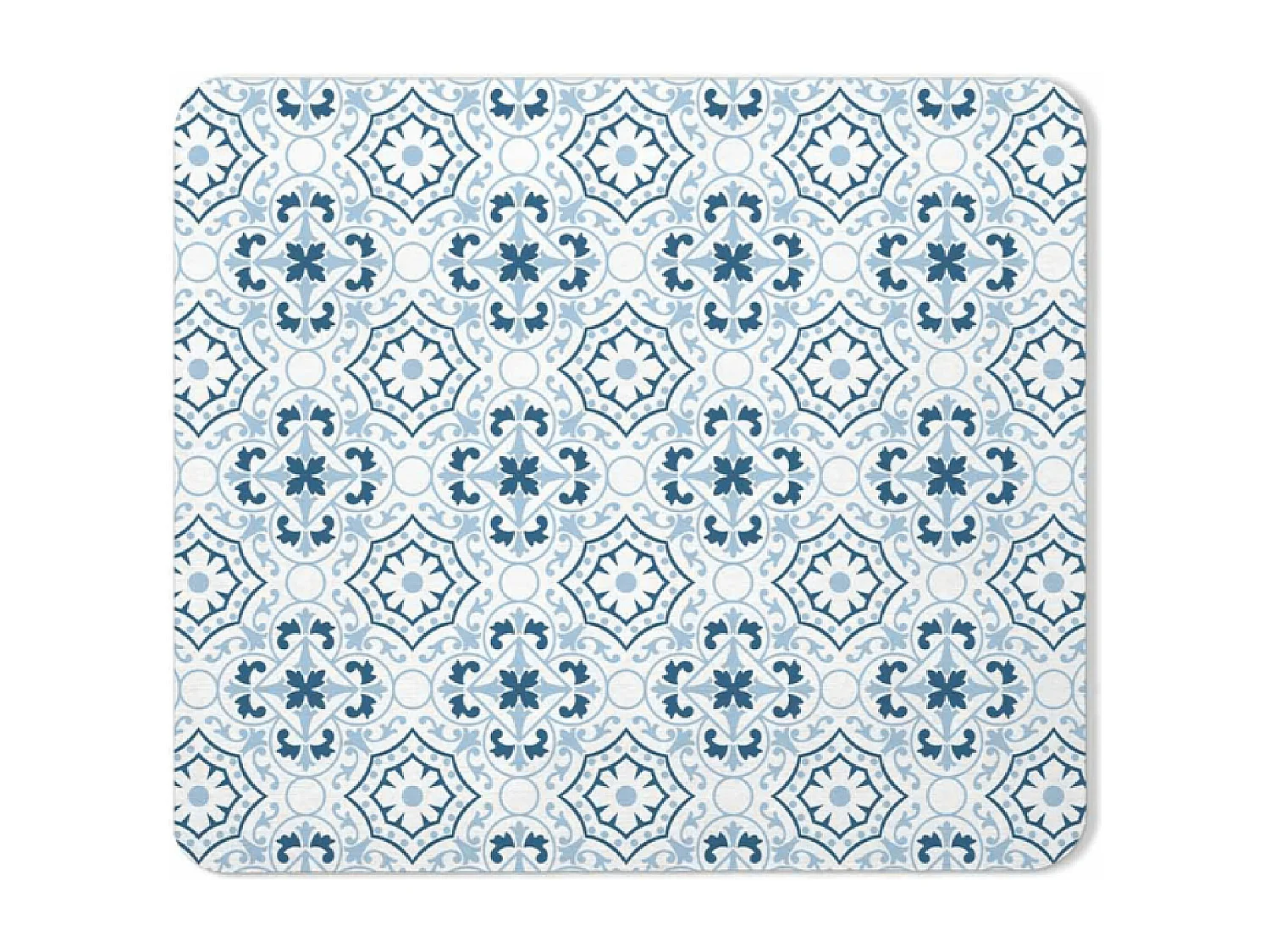 Tapis de Bain à Motifs "Atlanta" 35x45cm Bleu
