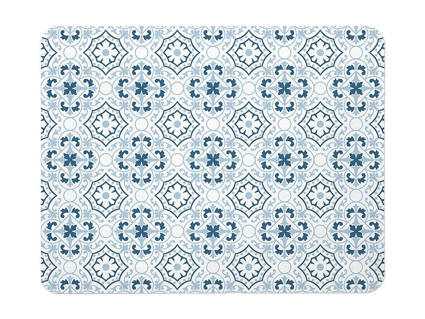Tapis de Bain à Motifs "Atlanta" 35x45cm Bleu