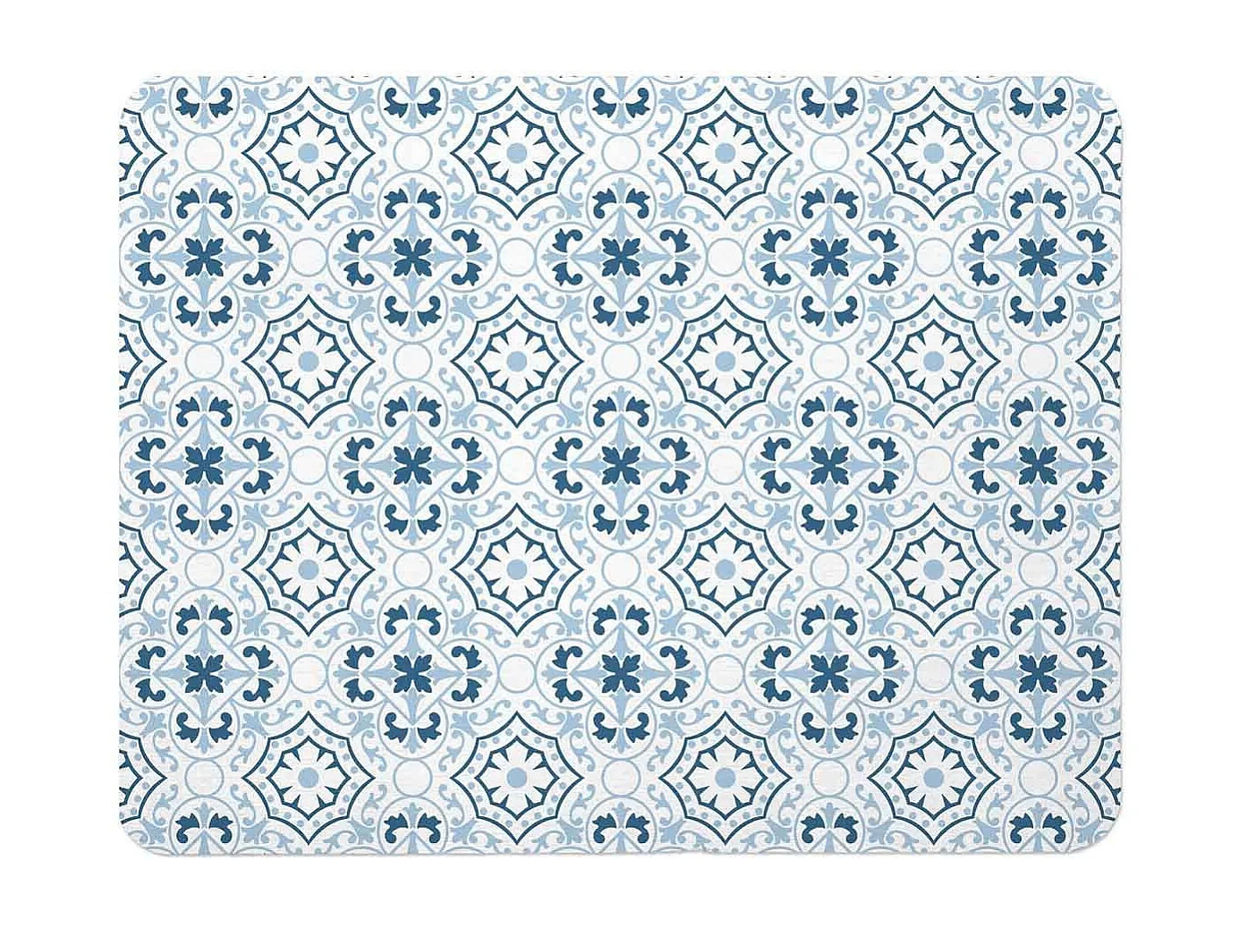 Tapis de Bain à Motifs "Atlanta" 40x60cm Bleu