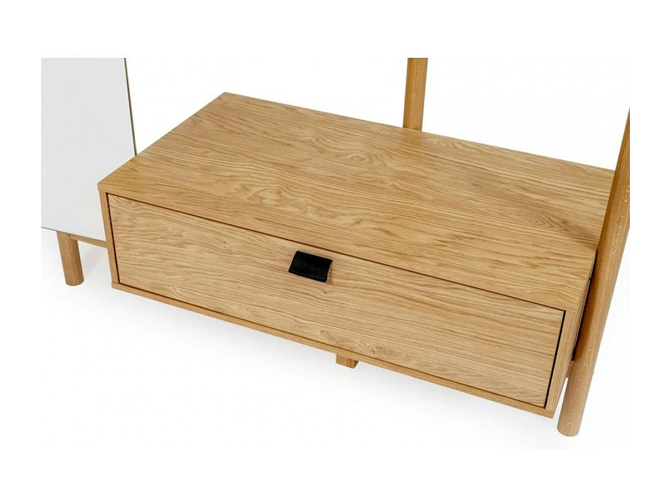 Meuble d'Entrée Vestiaire "Tripode" 180cm Naturel