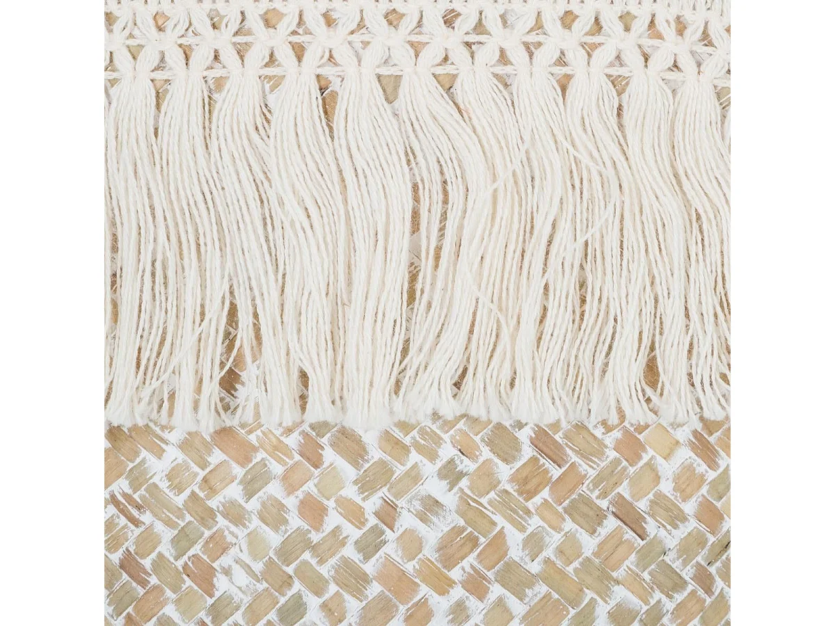 Panier de Rangement à Franges "Seagrass" 26cm Beige