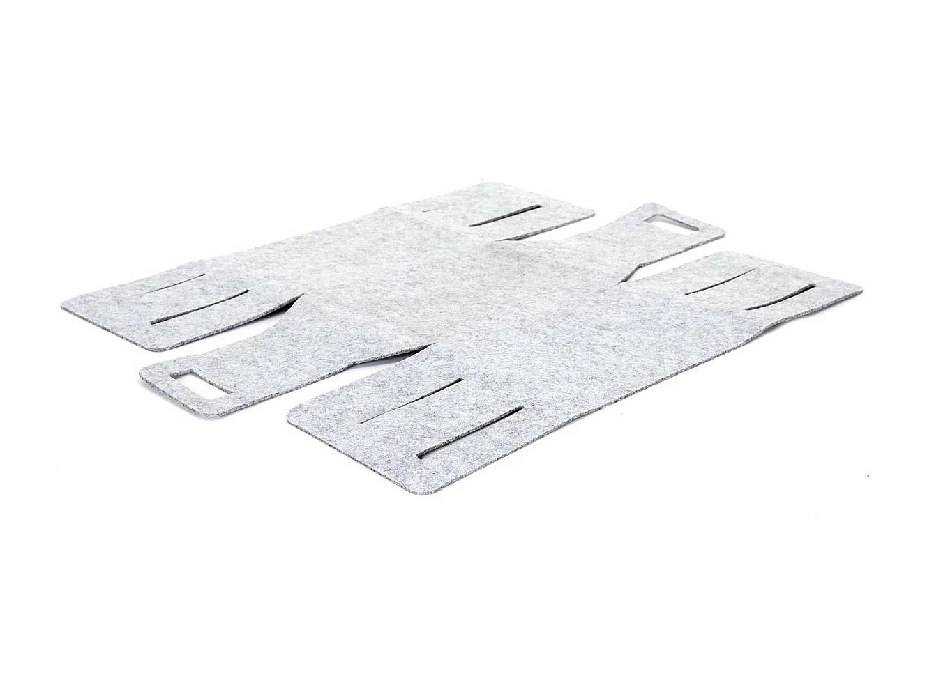 Panier de Rangement "Feutre Pliable" 50cm Gris