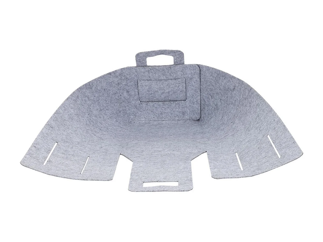 Panier de Rangement "Feutre Pliable" 50cm Gris