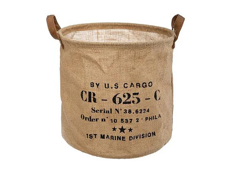 Panier de Rangement en Jute "Loft" 30cm Naturel