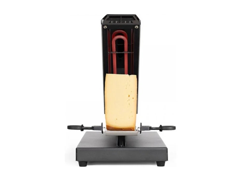 Appareil a raclette traditionnel - LIVOO - DOC314 - 600W - 6 a 8 personnes - Porte fromage amovible, coulissant, 360° - 2 spatu