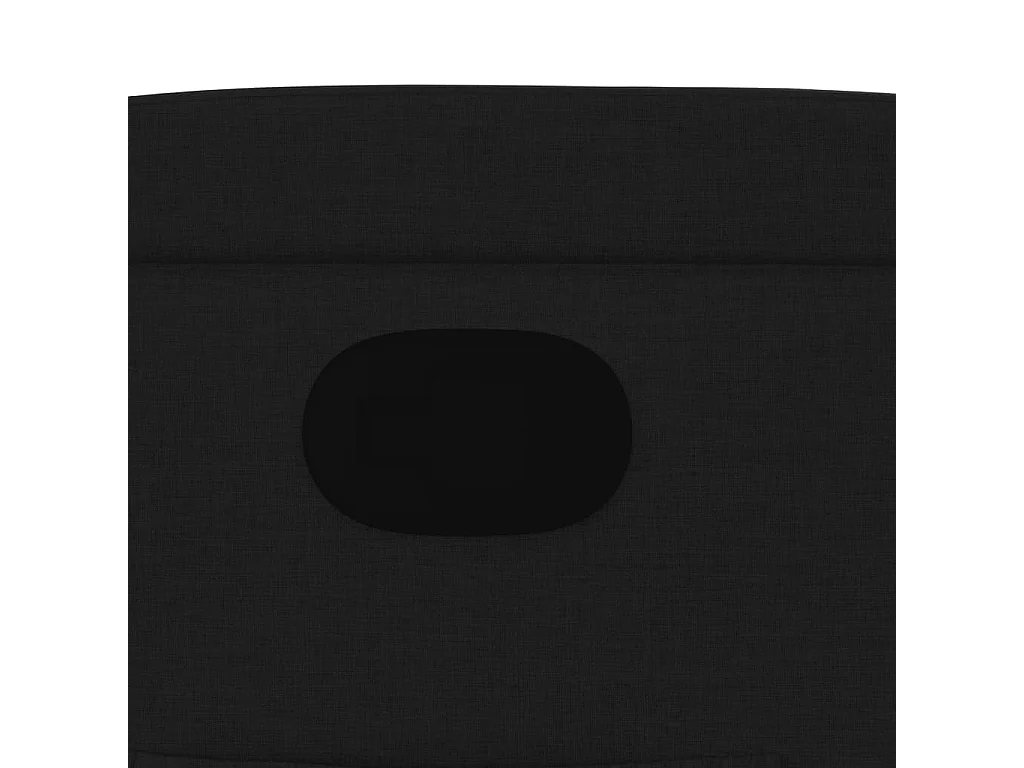 Fauteuil inclinable noir tissu