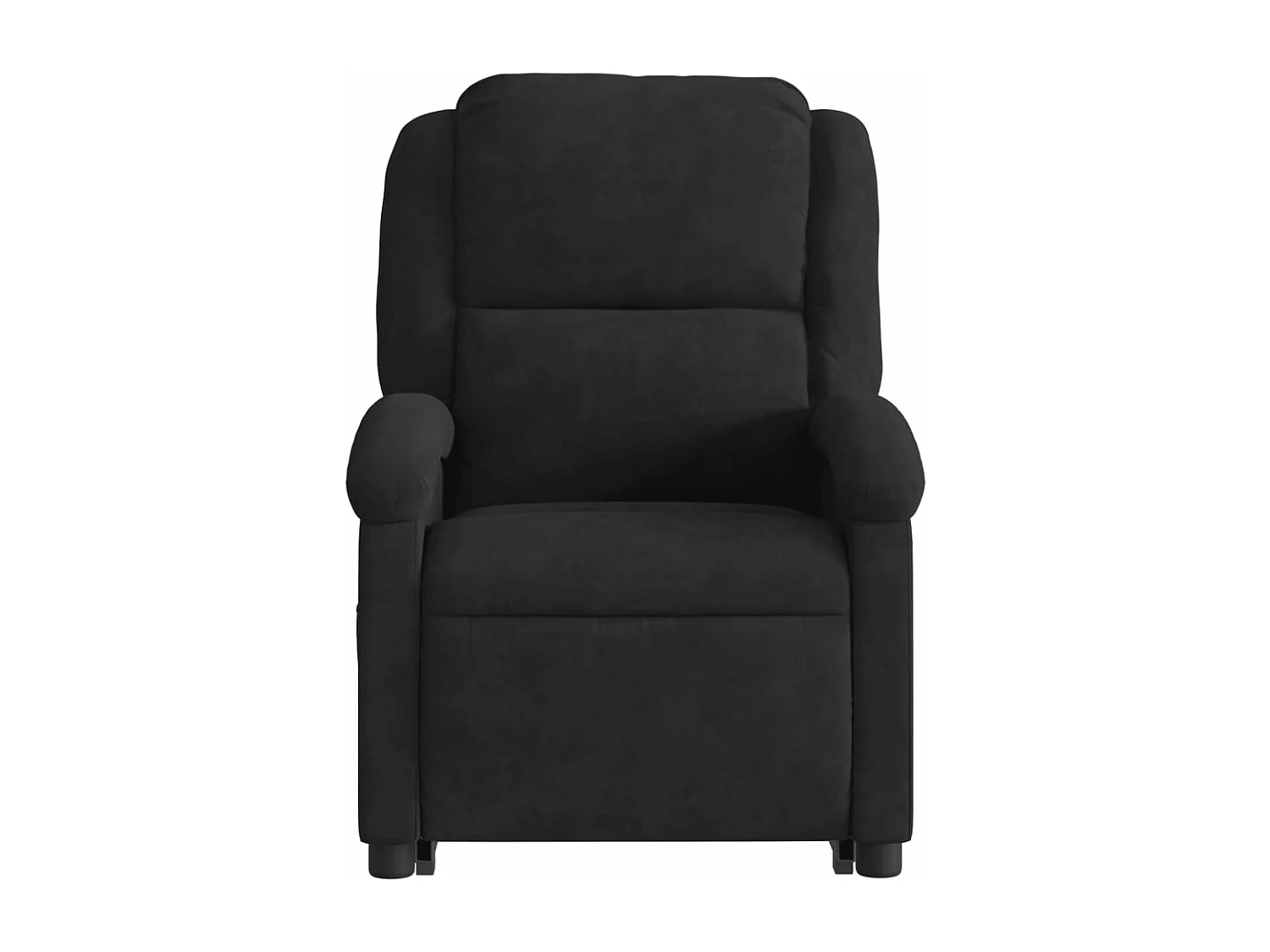 Fauteuil inclinable de massage électrique noir velours