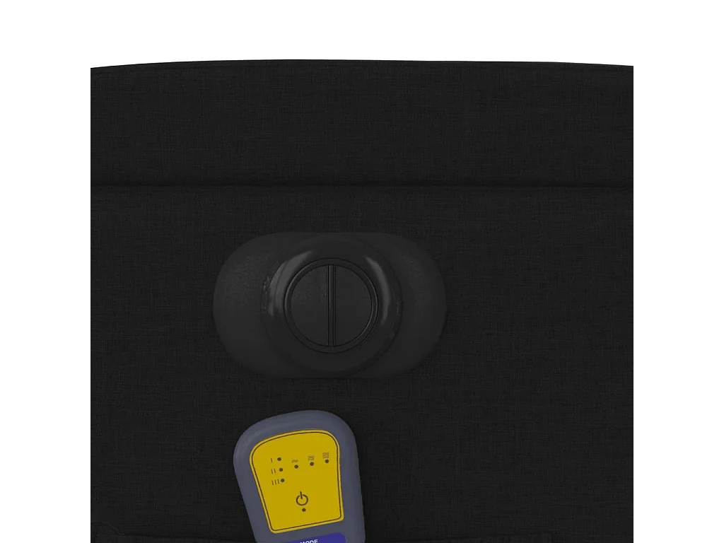 Sillón reclinable de masaje eléctrico tela negro