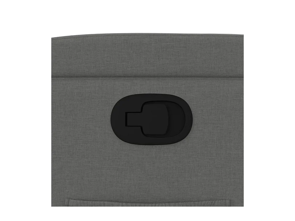 Fauteuil inclinable Gris foncé Tissu