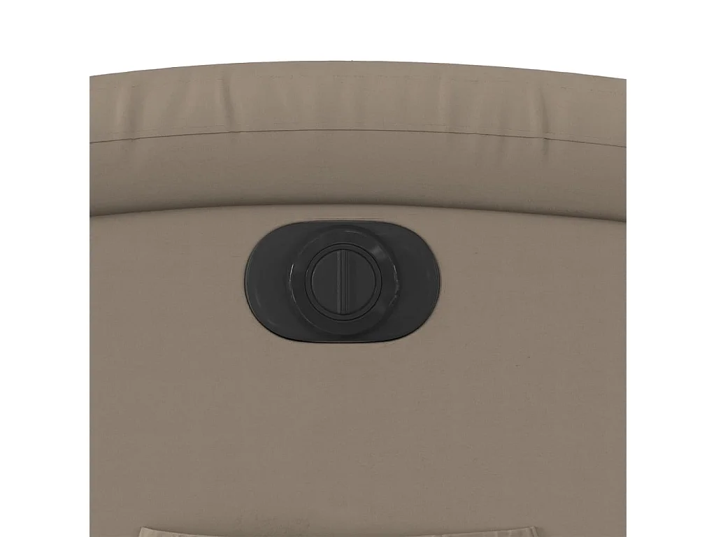 Fauteuil inclinable électrique cappuccino similicuir