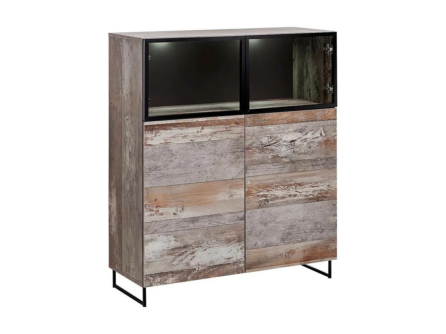 Buffet Design 2 Portes "Plank" 120cm Naturel