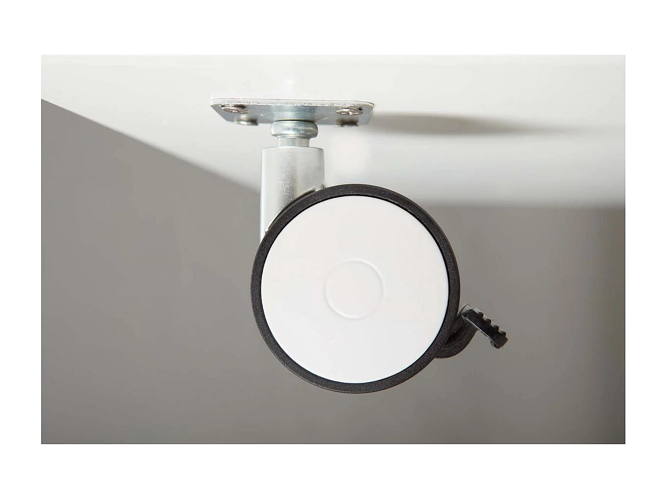 Table Basse Design "Yavor" 110cm Naturel & Blanc