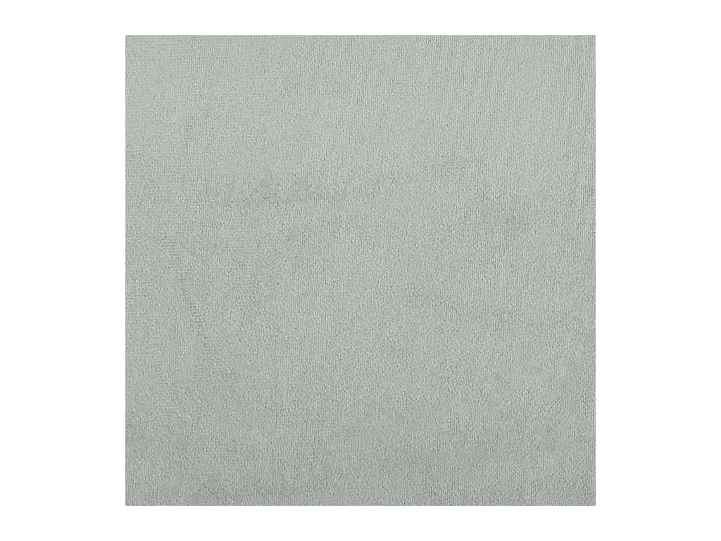 Sommier à lattes de lit et matelas Gris clair 90x200 cm Velours