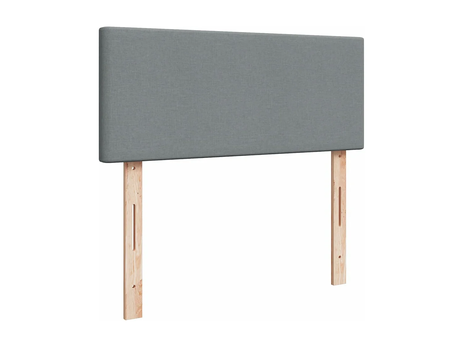 Cama boxspring com colchão 120x190 cm tecido cinzento-claro