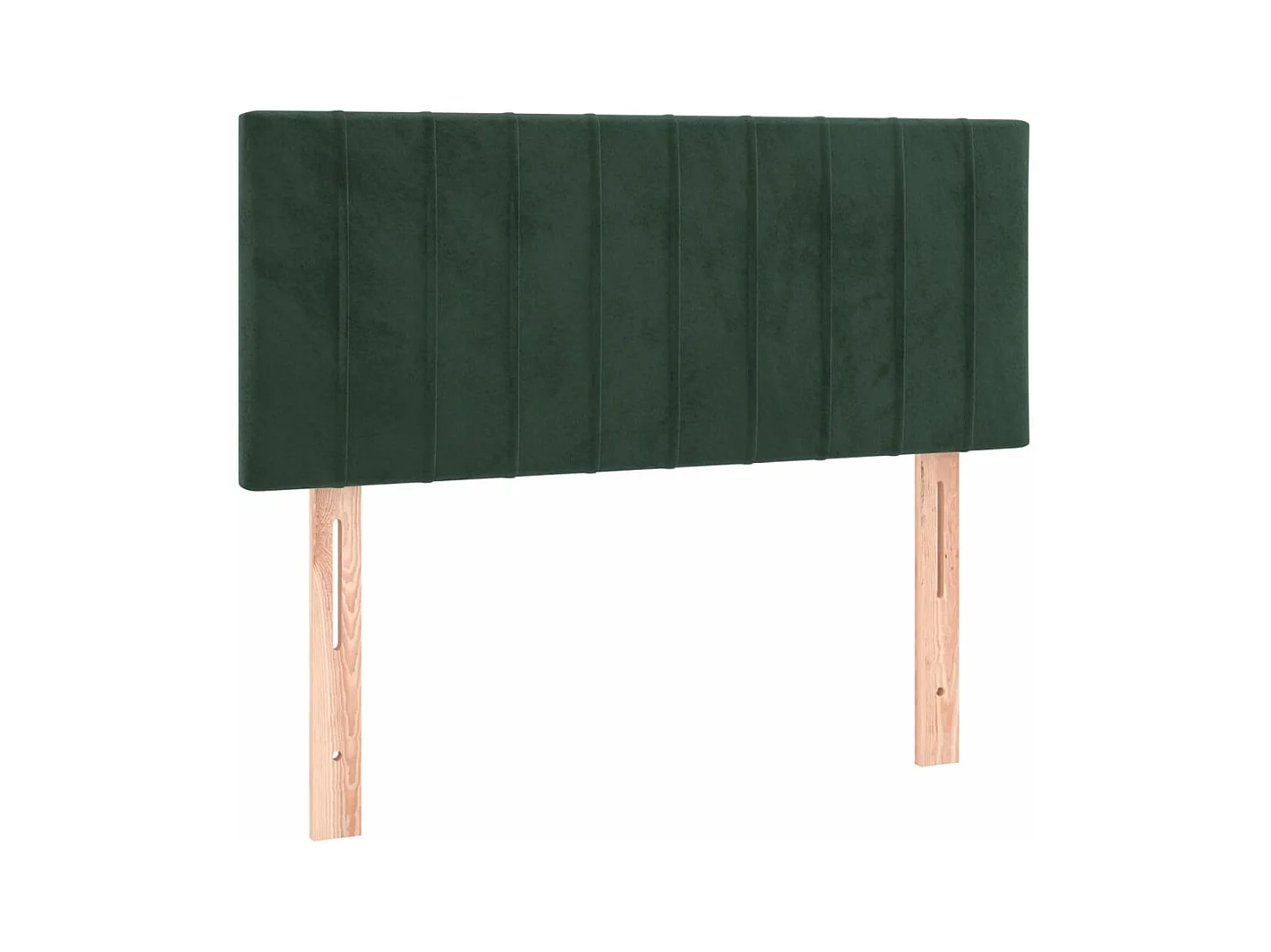 Boxspring met matras fluweel donkergroen 80x200 cm