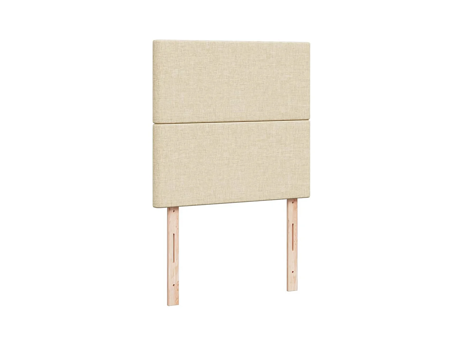 Giroletto a Molle con Materasso Crema 90x190 cm in Tessuto