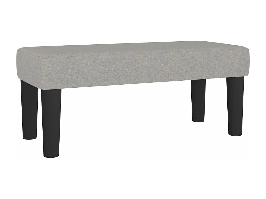 Giroletto a Molle con Materasso Grigio Chiaro 120x190cm Tessuto