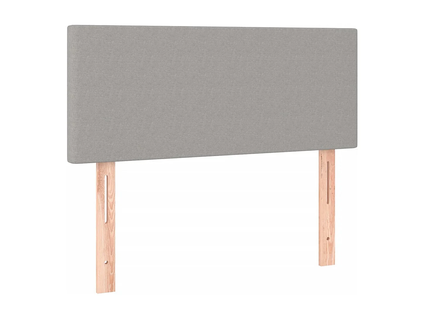 Giroletto a Molle con Materasso Grigio Chiaro 120x190cm Tessuto