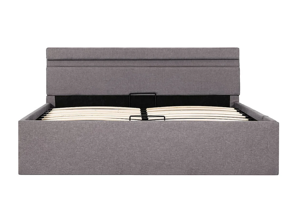 Cadre de lit à rangement hydraulique sans matelas 140x200 cm