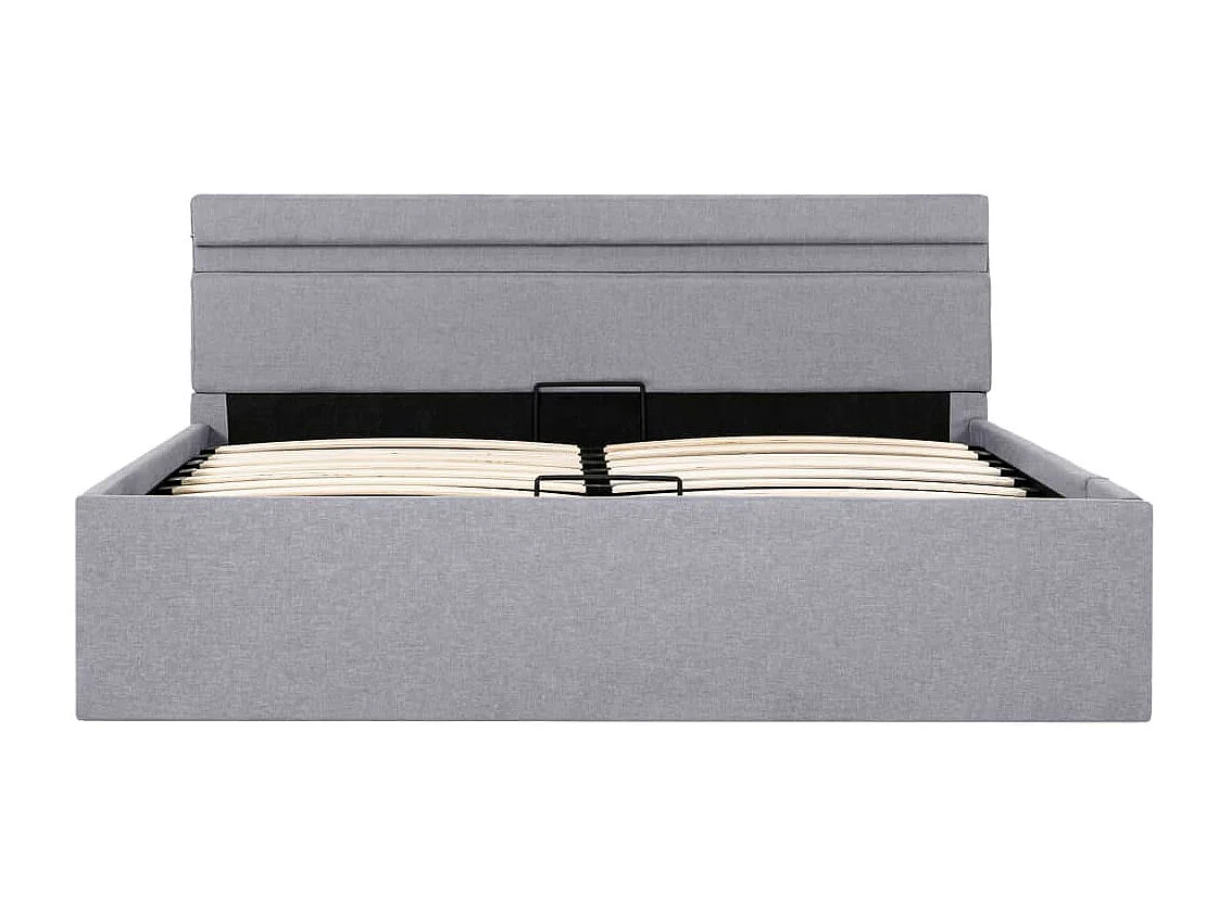 Cadre de lit à rangement hydraulique sans matelas 140x200 cm