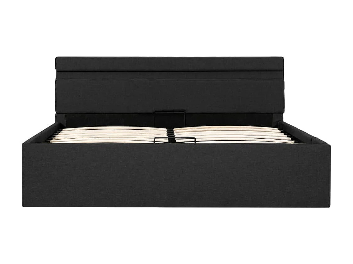 Cadre de lit à rangement hydraulique sans matelas 120x200 cm