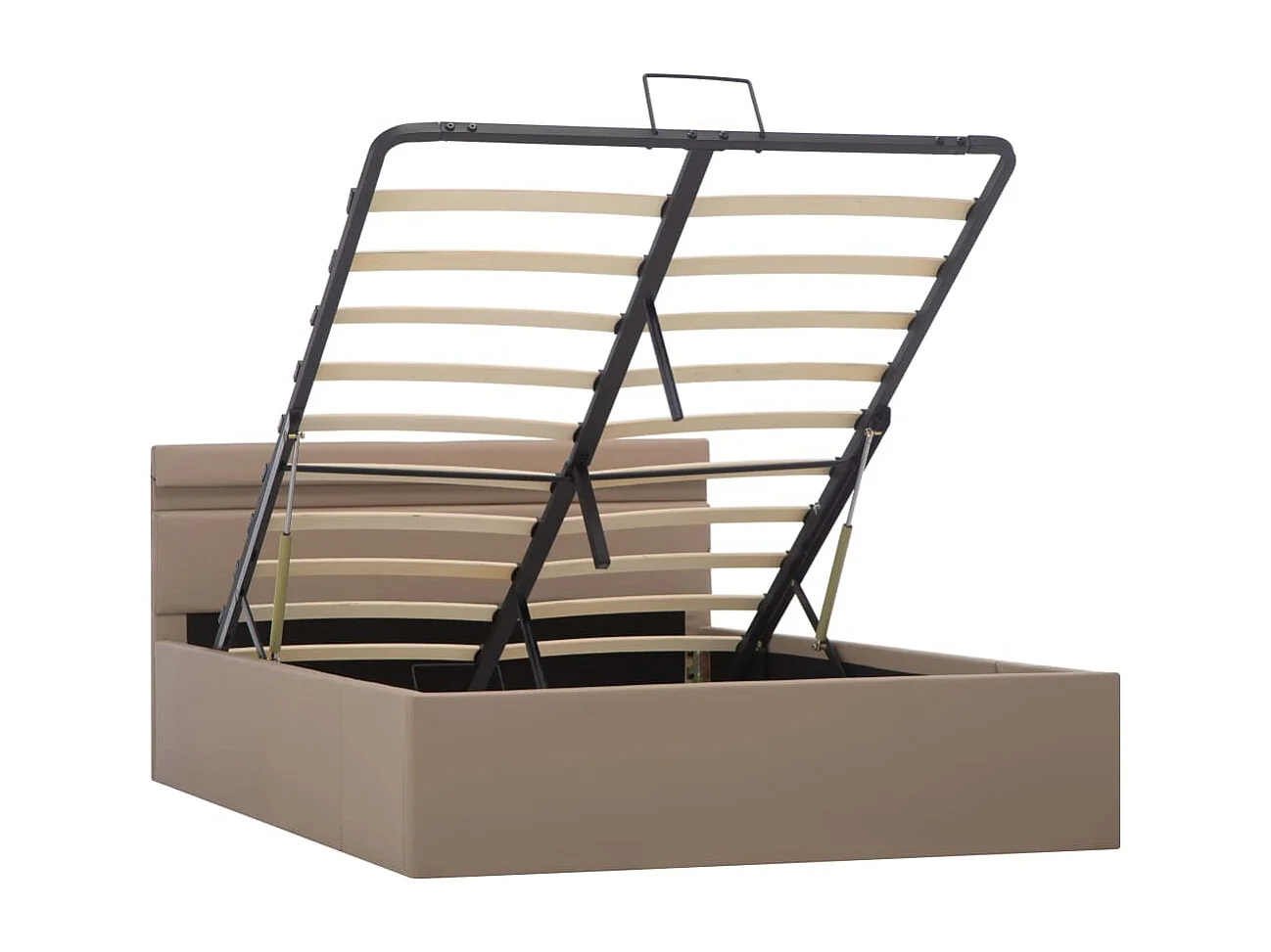 Cadre de lit à rangement hydraulique sans matelas 140x200 cm