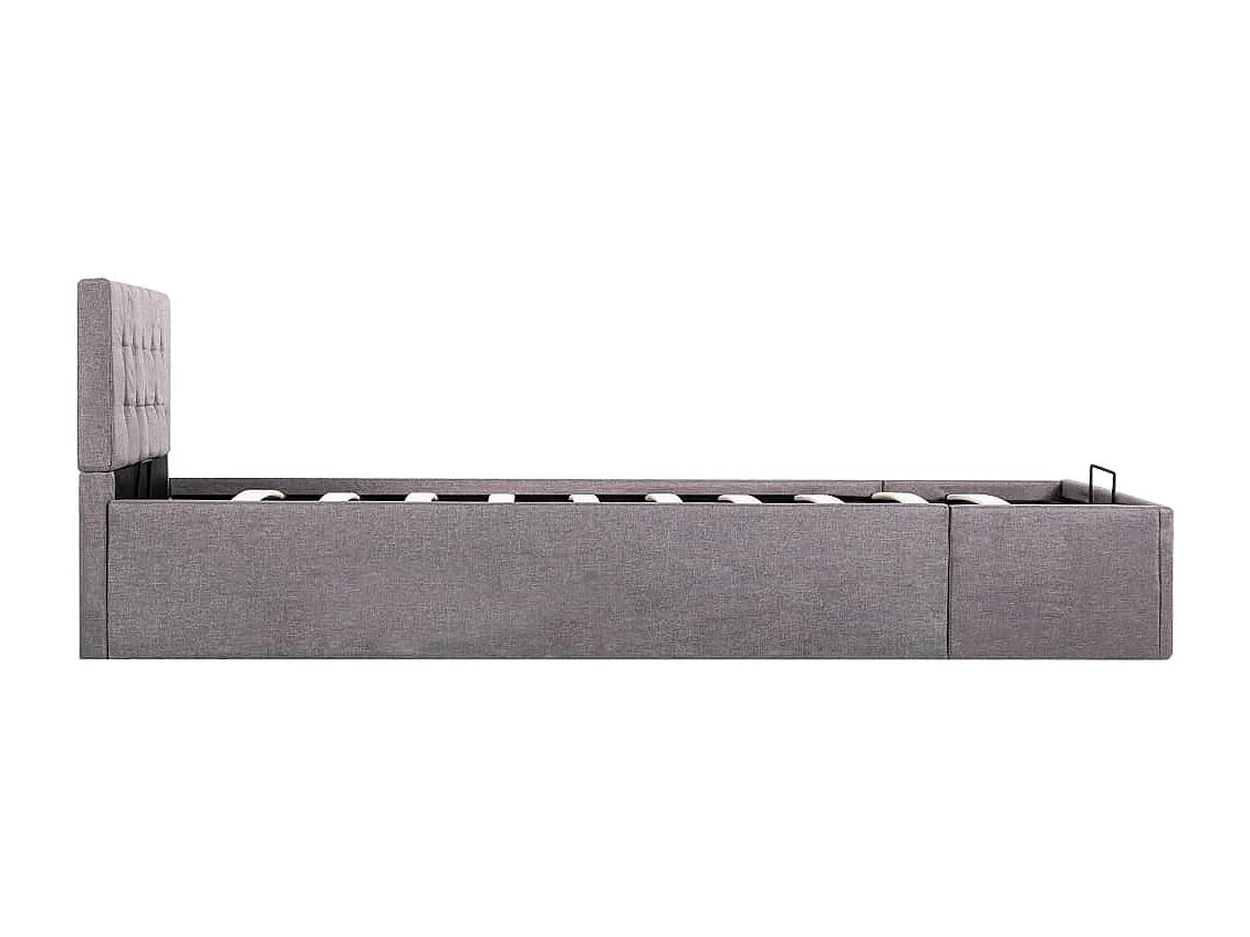 Cadre de lit à rangement hydraulique sans matelas 100x200 cm