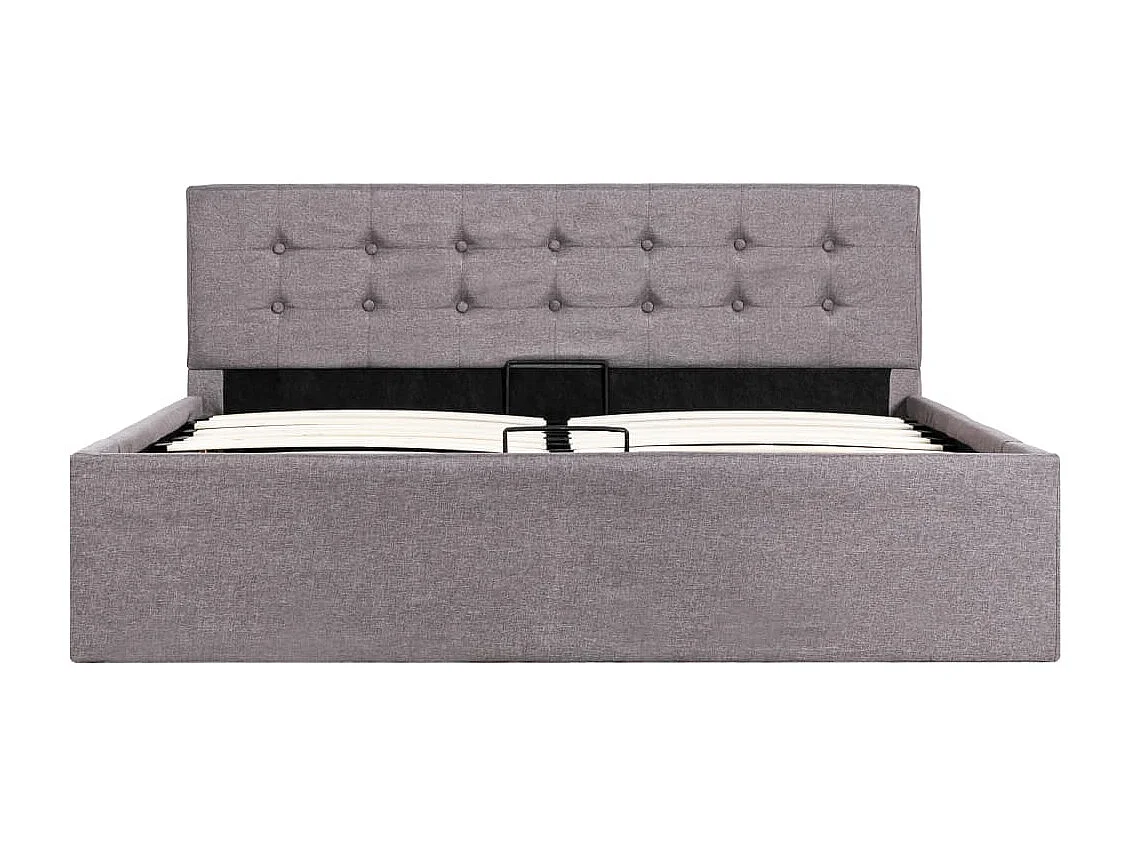 Cadre de lit à rangement hydraulique sans matelas 140x200 cm