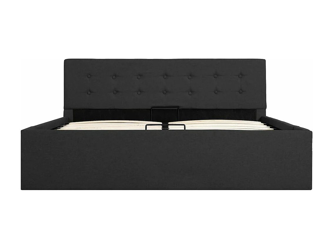 Cadre de lit à rangement hydraulique sans matelas 140x200 cm