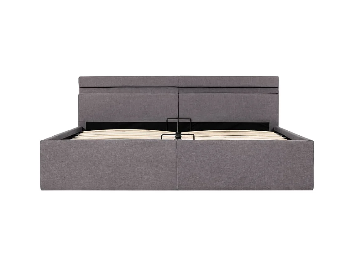 Cadre de lit à rangement hydraulique sans matelas 160x200 cm