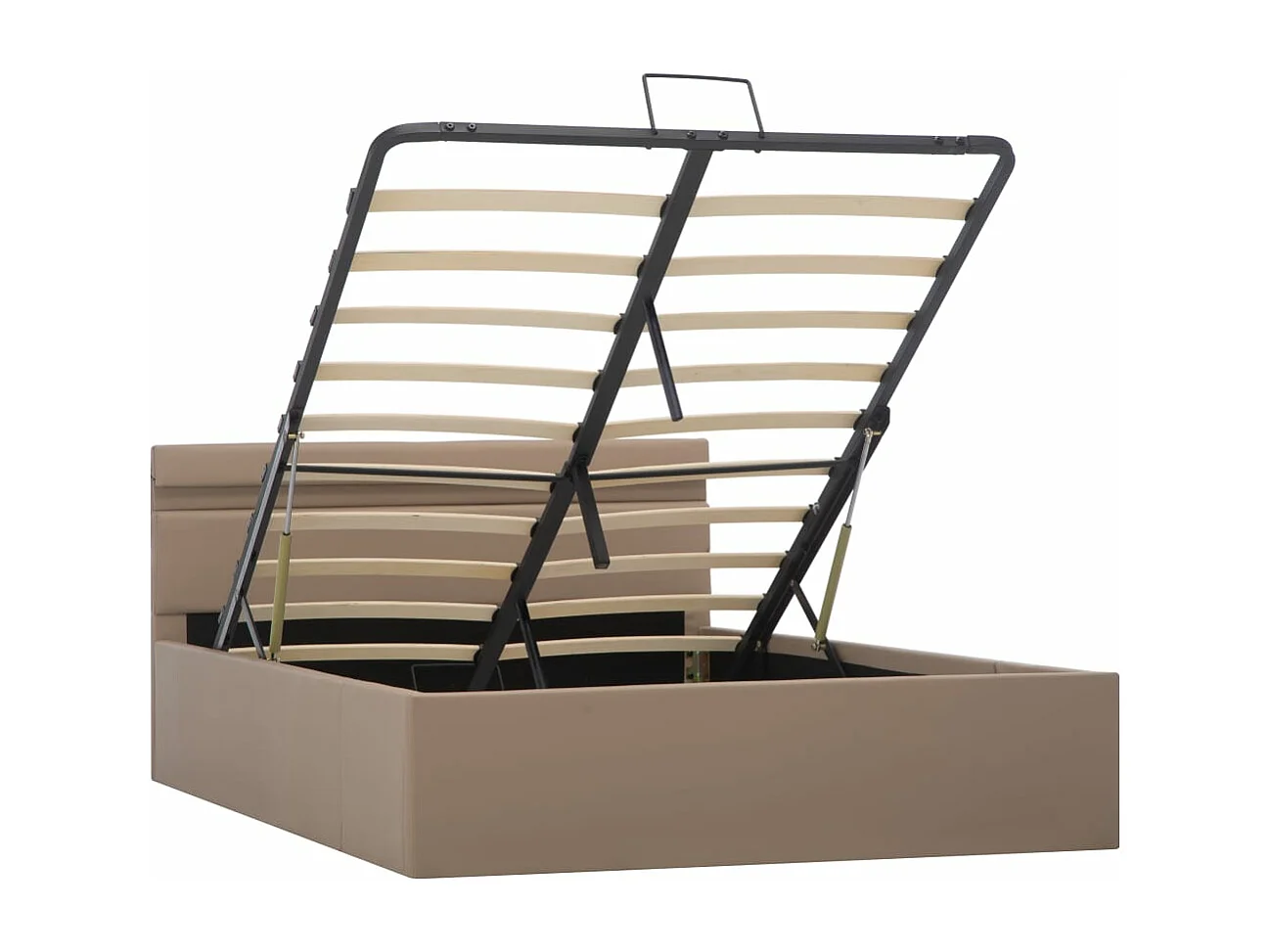 Cama canapé hidráulica sin colchón capuchino 120x200 cm