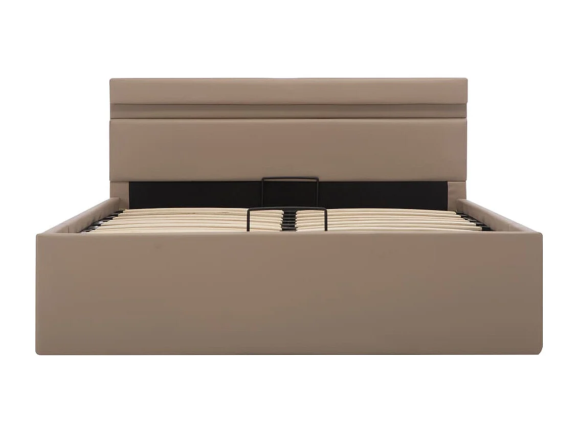 Cama canapé hidráulica sin colchón capuchino 120x200 cm