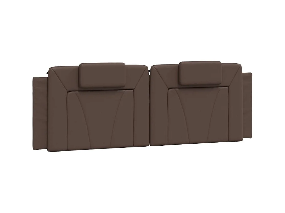 Cadre de lit avec LED sans matelas marron 160x200 cm