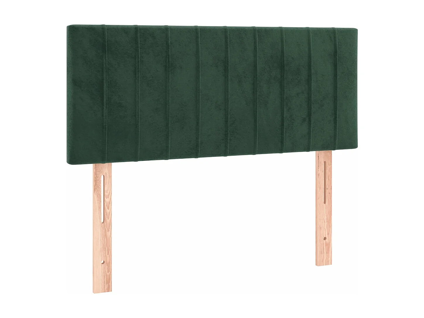 Cama box spring colchón y LED terciopelo verde oscuro 120x190cm
