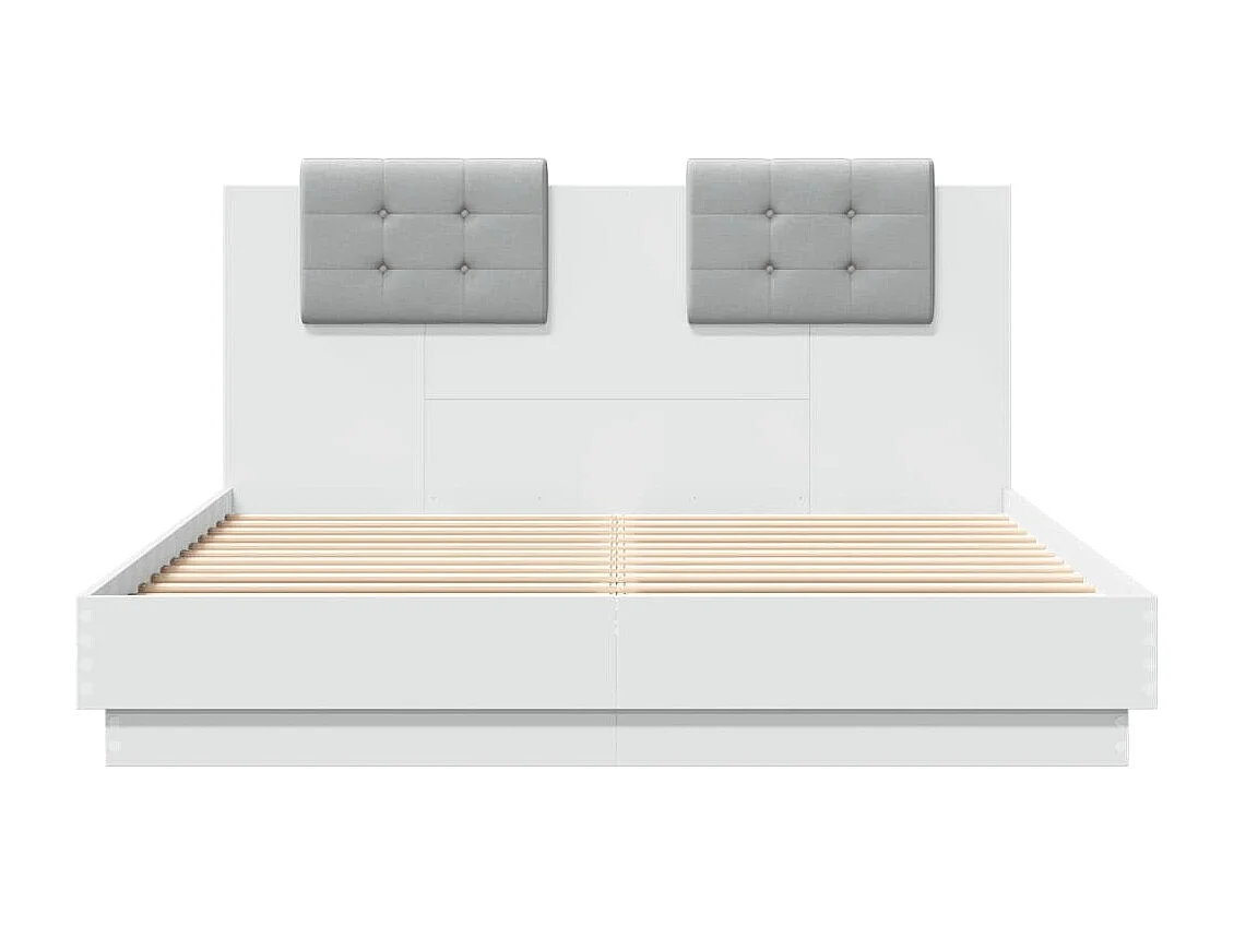 Giroletto con LED senza Materasso Bianco 120x200 cm