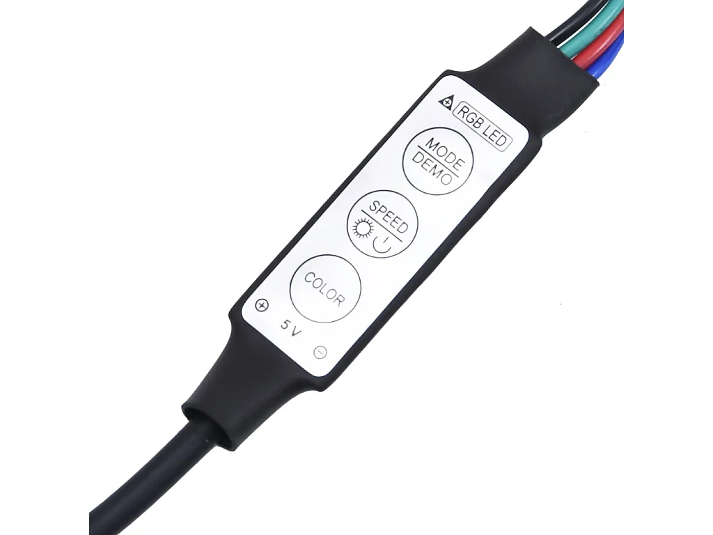 Bettgestell mit Kopfteil und LED-Leuchten Grau Sonoma 75x190 cm