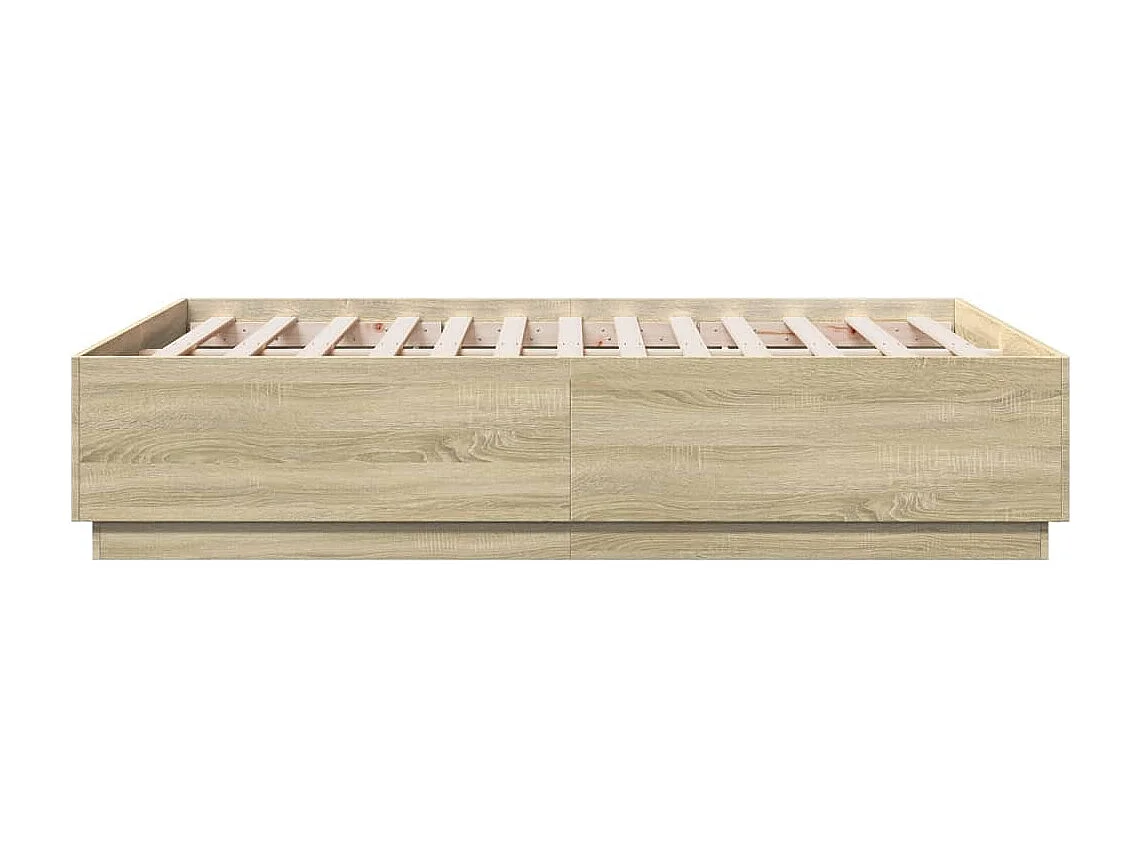 Giroletto Luci LED Rovere Sonoma 120x190 cm Legno Multistrato