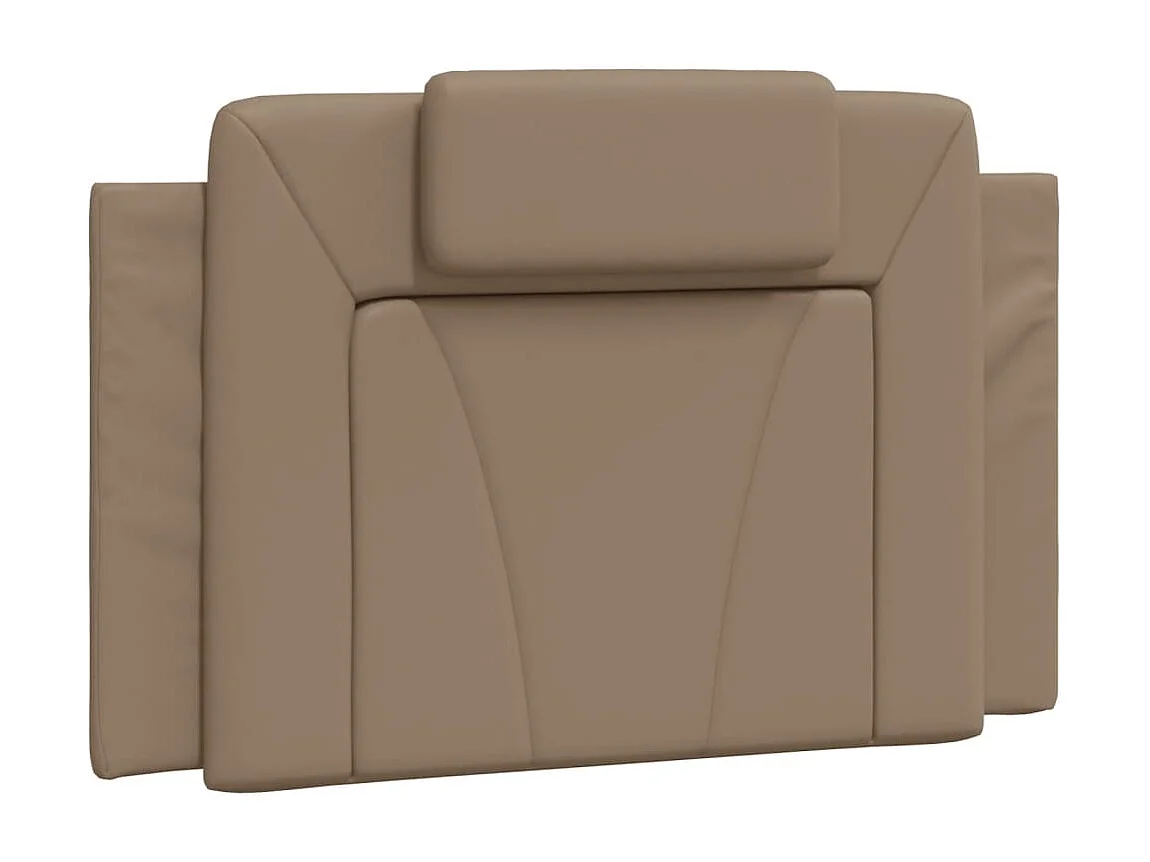 Cadre de lit avec LED sans matelas cappuccino 80x200 cm