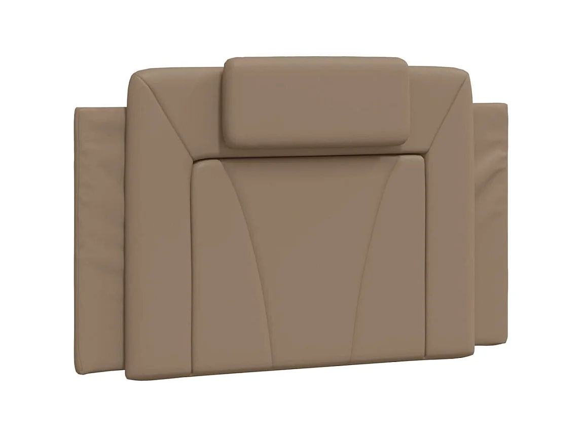 Bedframe met LED-verlichting kunstleer cappuccino 80x200 cm
