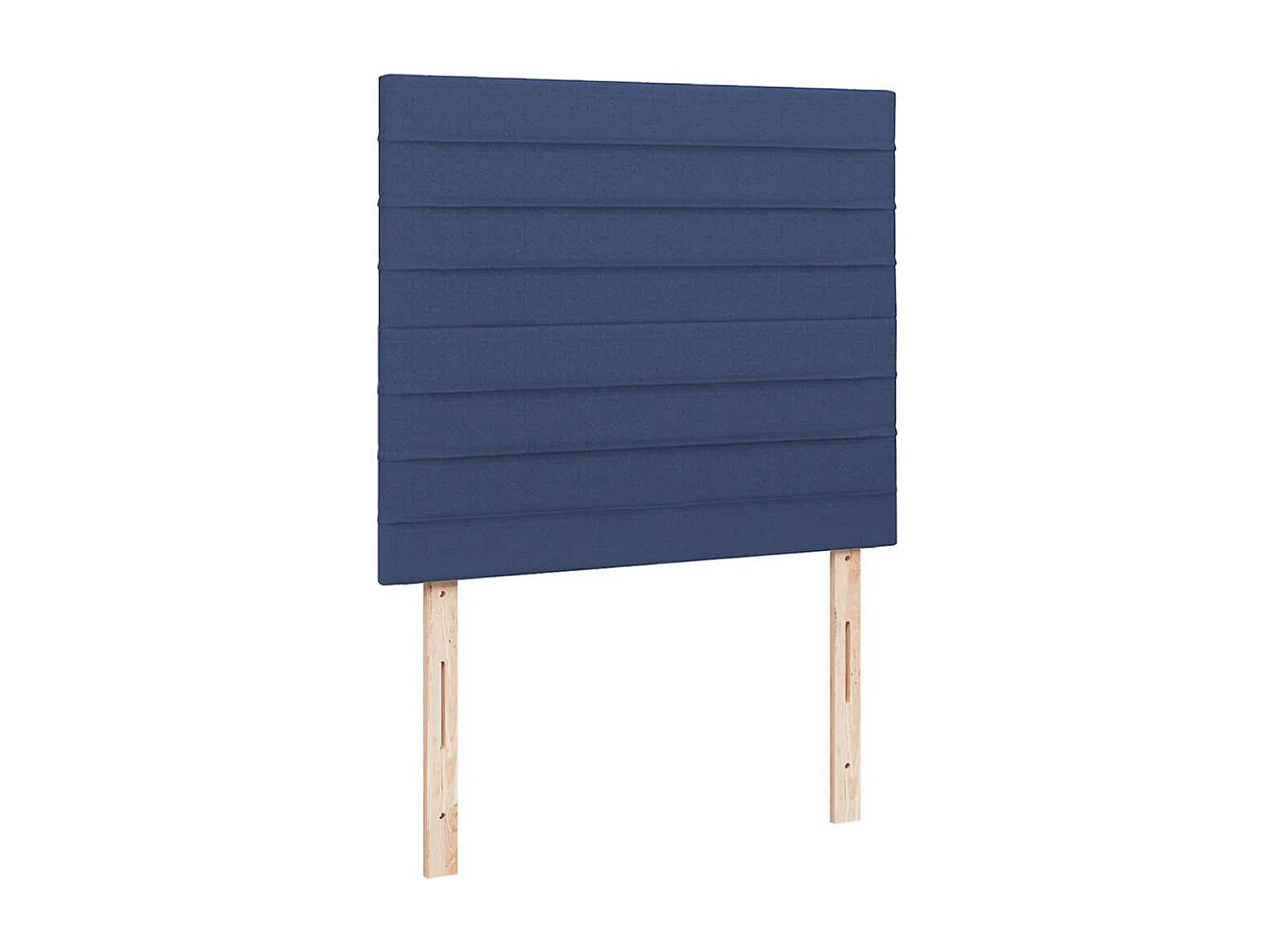 Boxspringbett mit Matratze & LED Blau 120x190 cm Stoff